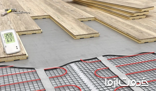 نحوه لوله کشی برق ساختمان از کف